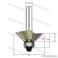 Фреза для снятия фаски 30гр. (нижний подшипник) Z=2 S=8x32 D=23x9,53x41,53 ARDEN 156851